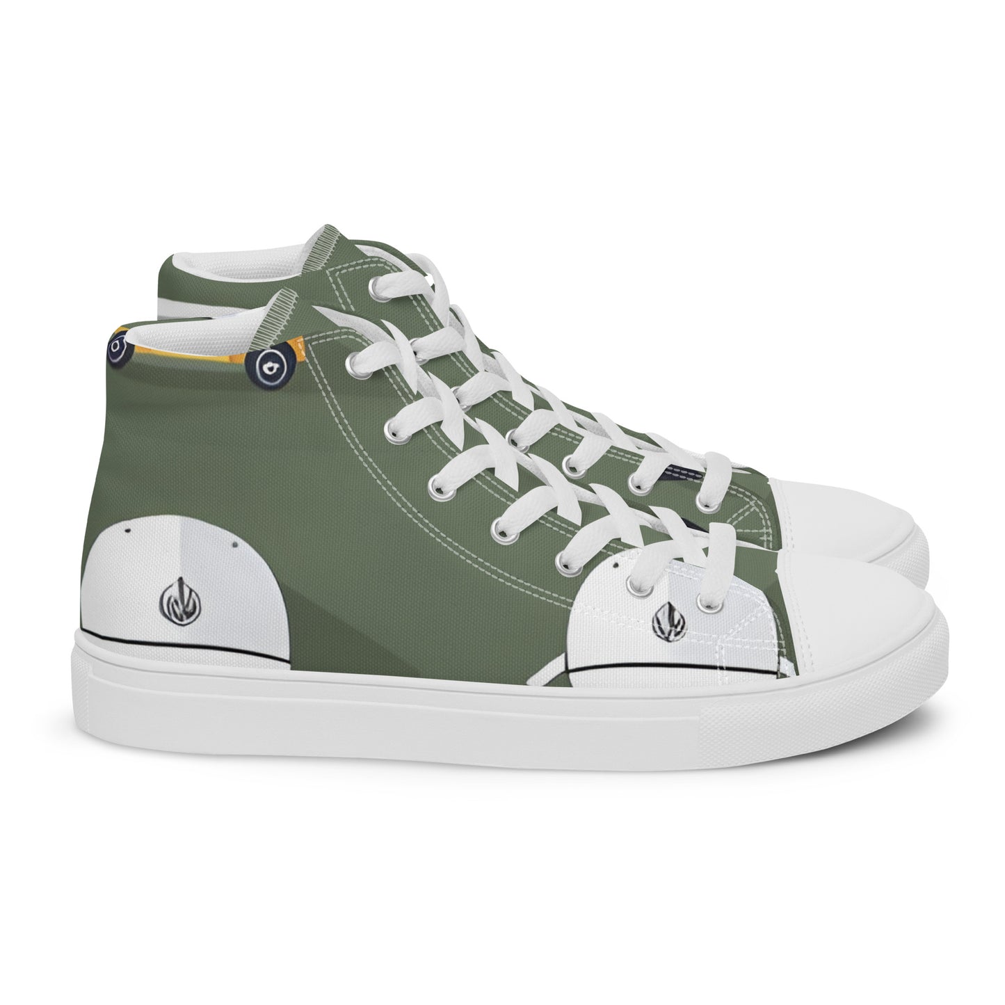 Women’s high top canvas shoes