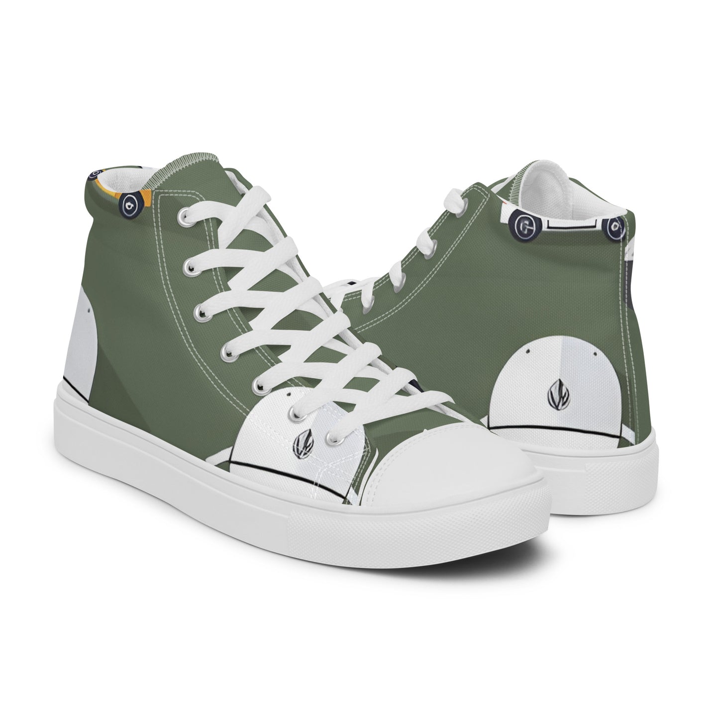 Women’s high top canvas shoes