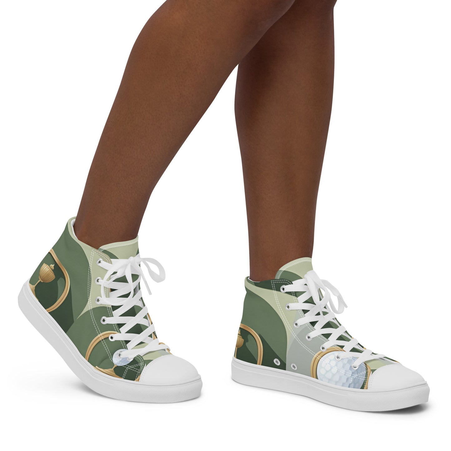 Women’s high top canvas shoes