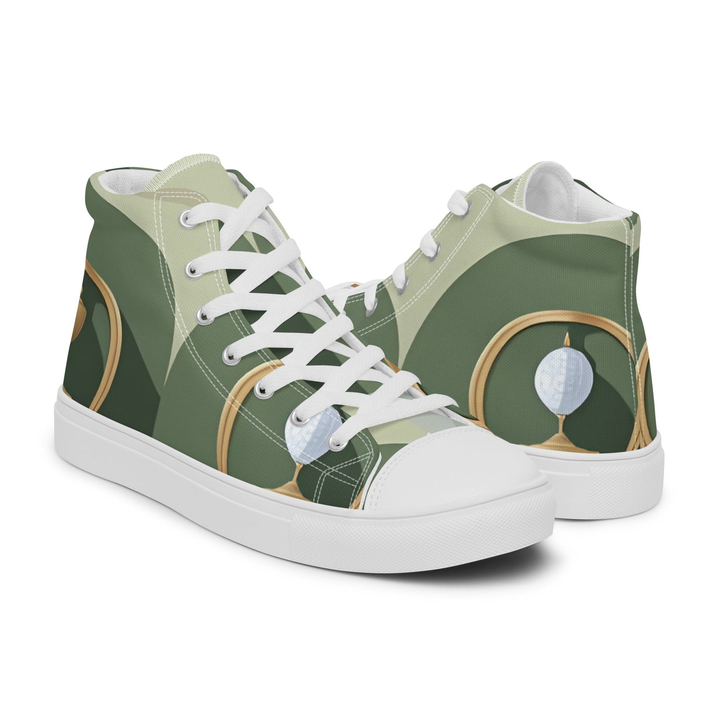 Women’s high top canvas shoes