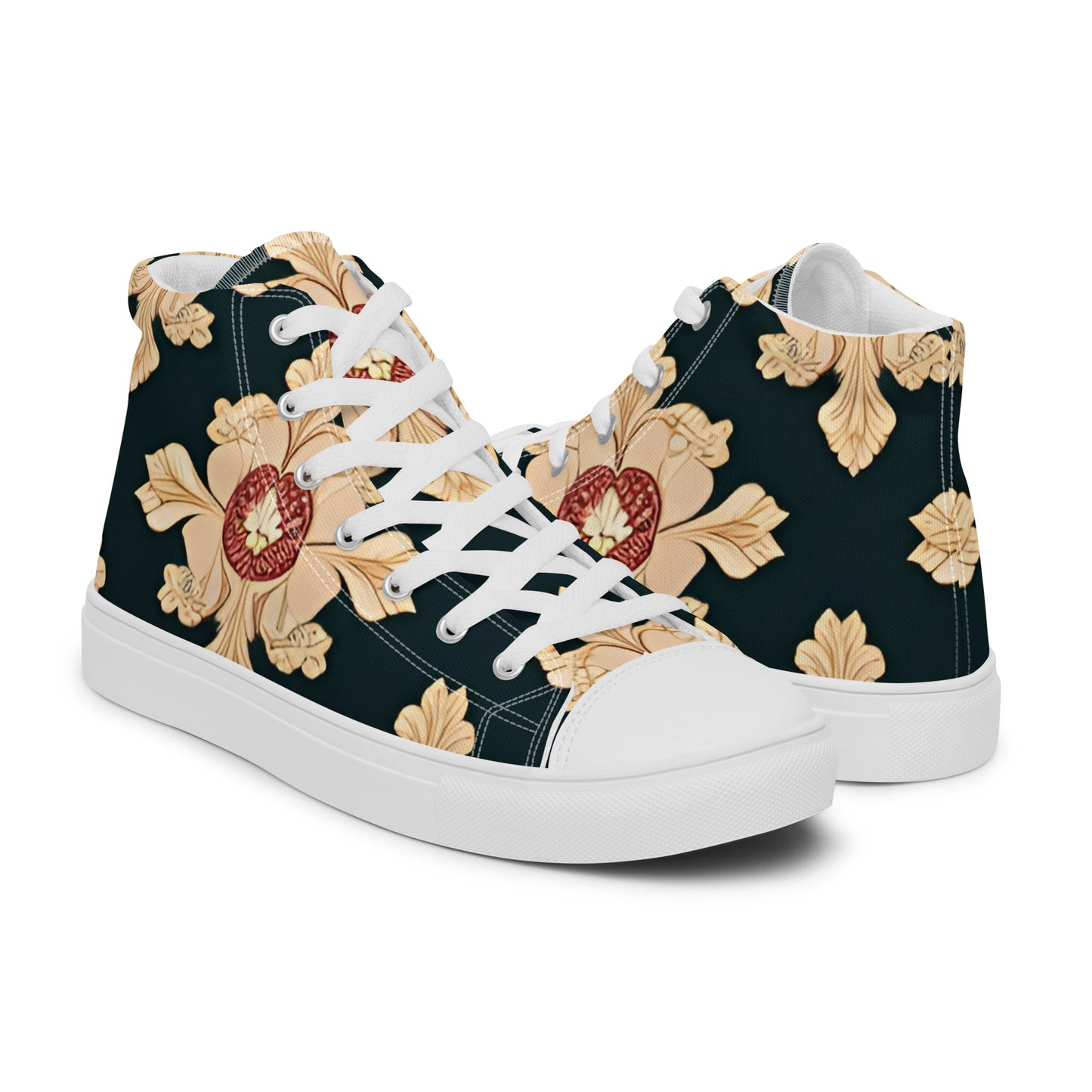 Women’s high top canvas shoes