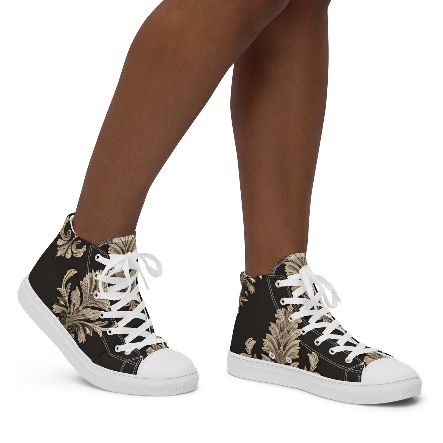 Women’s high top canvas shoes