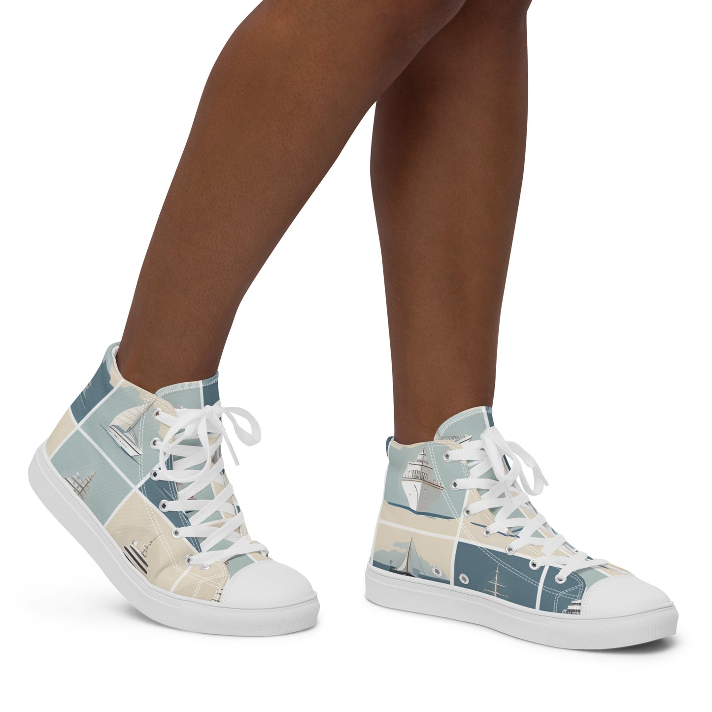 Women’s high top canvas shoes