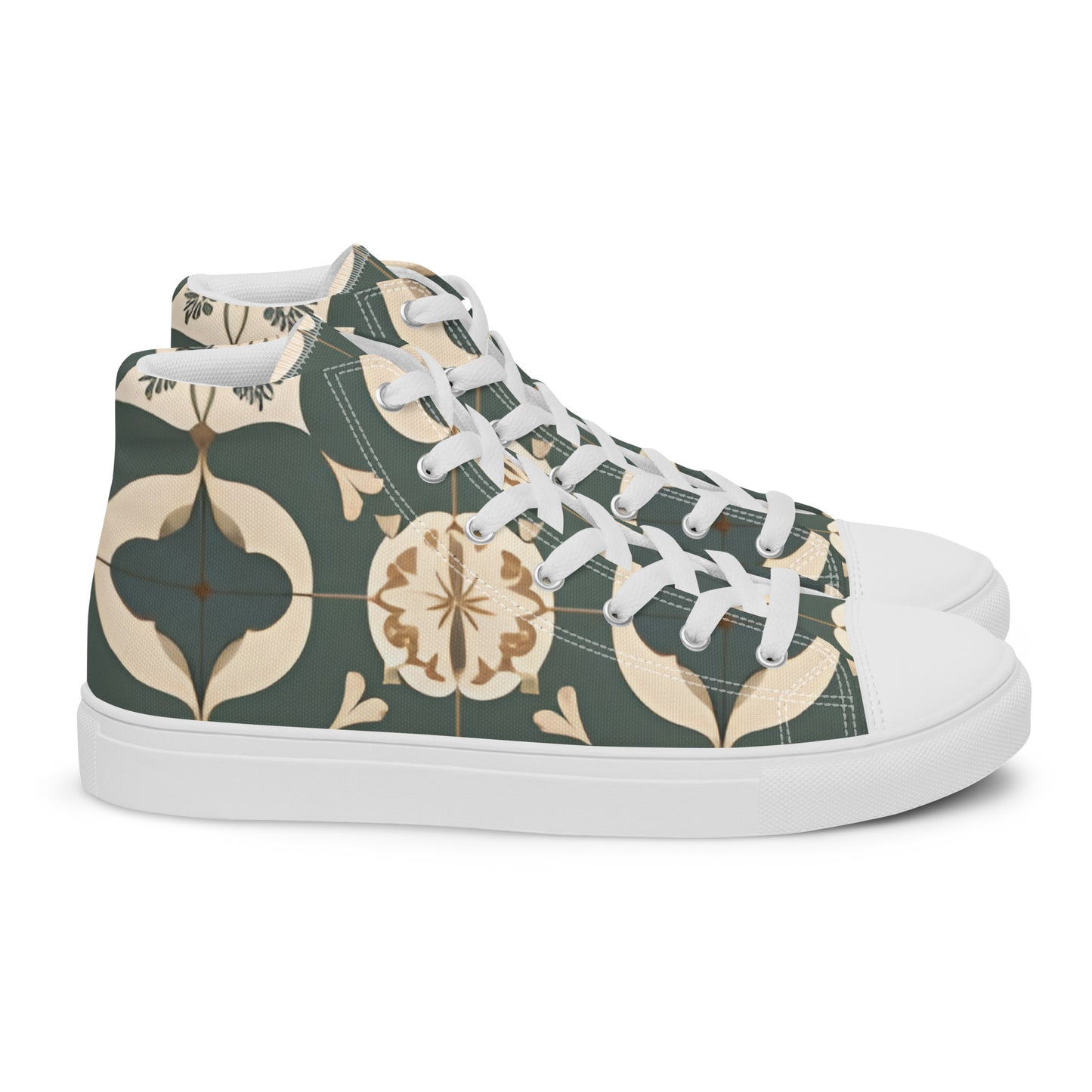 Women’s high top canvas shoes