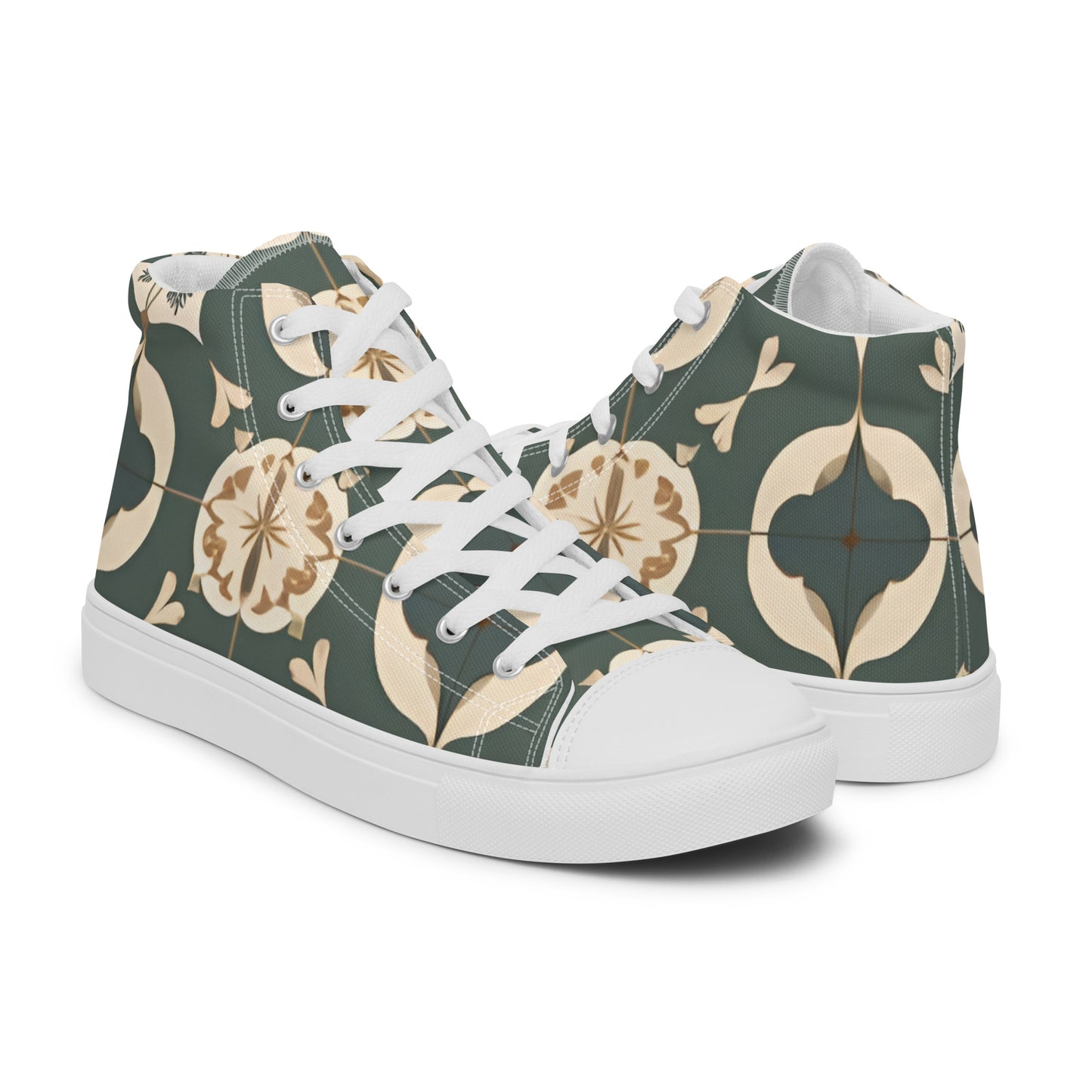 Women’s high top canvas shoes