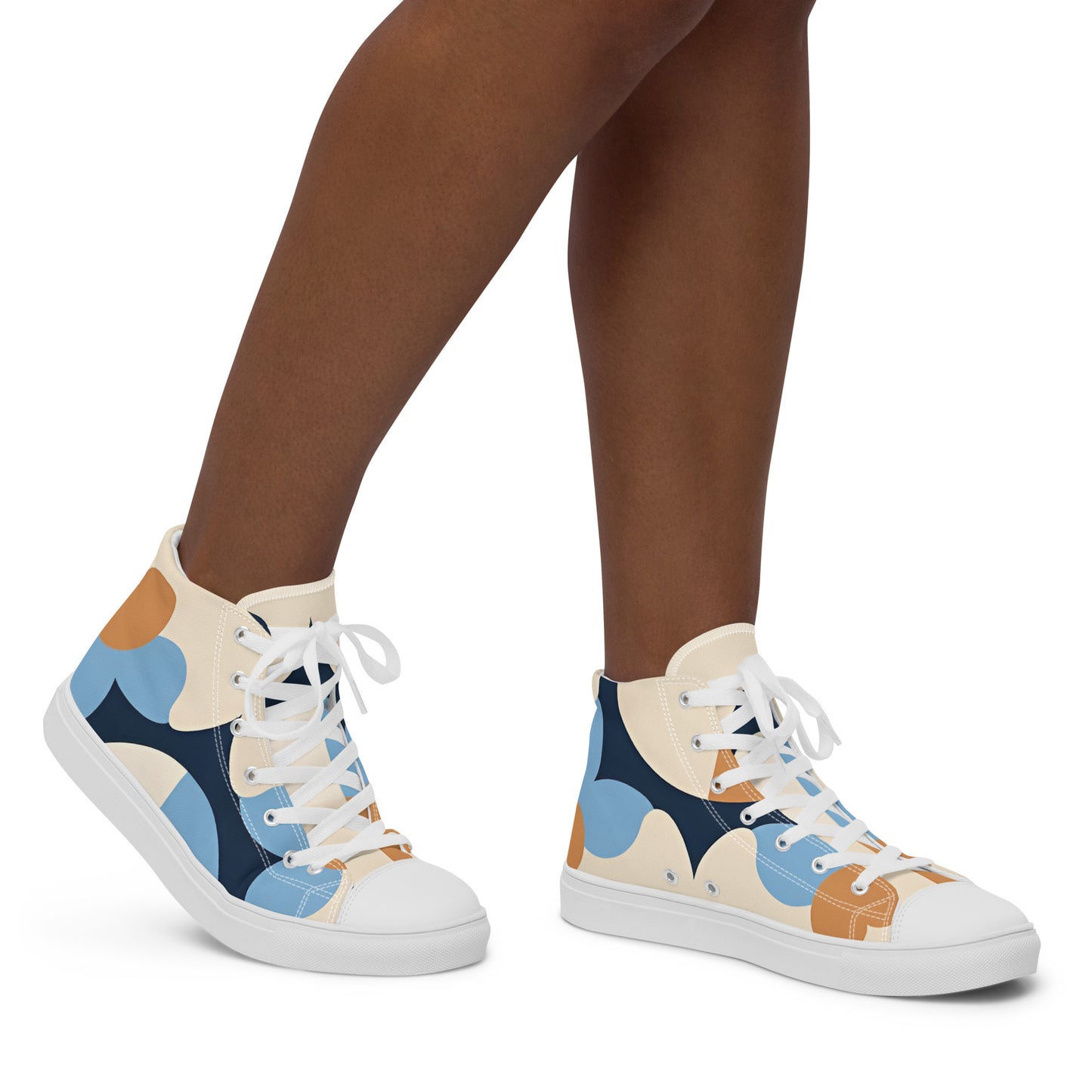 Women’s high top canvas shoes