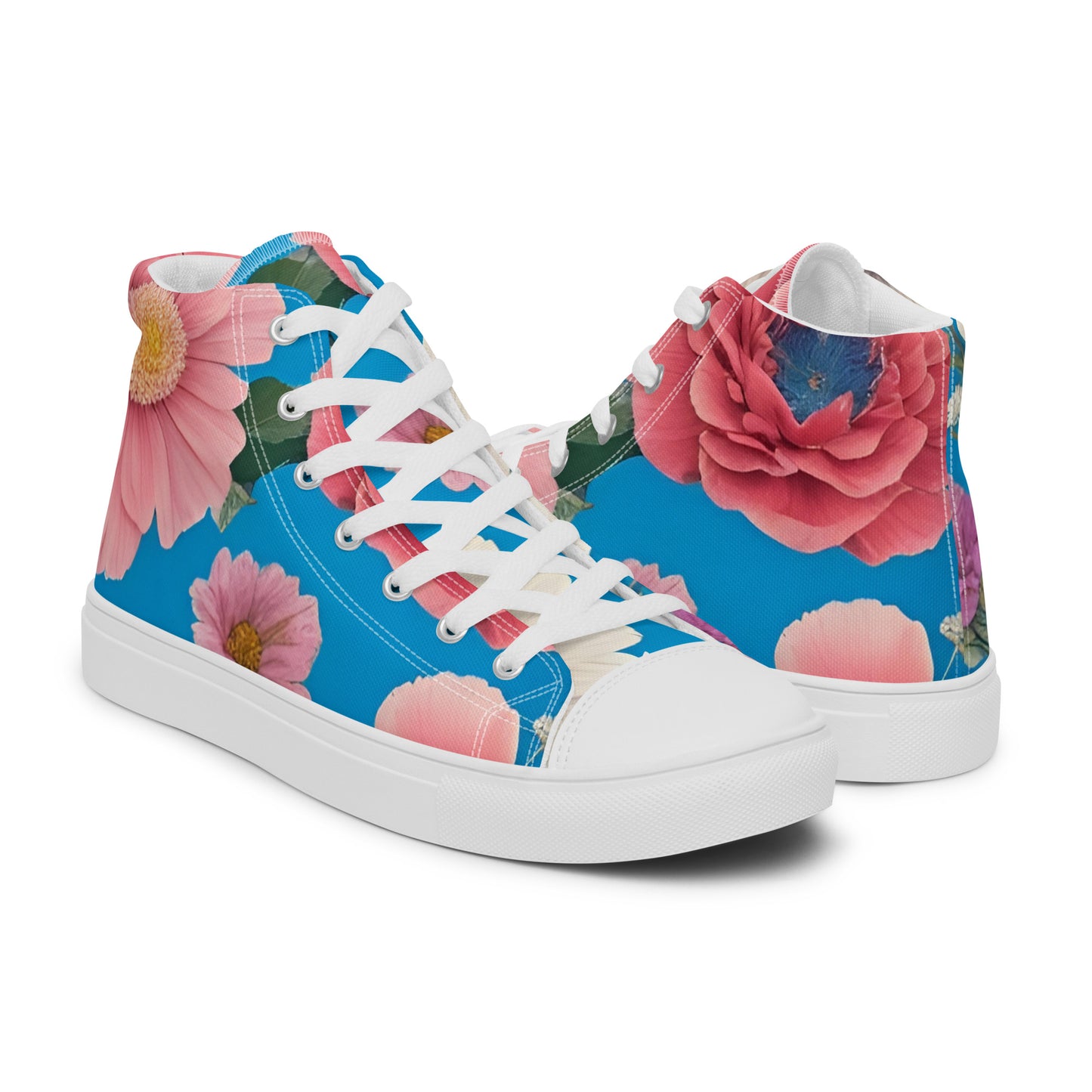 Women’s high top canvas shoes