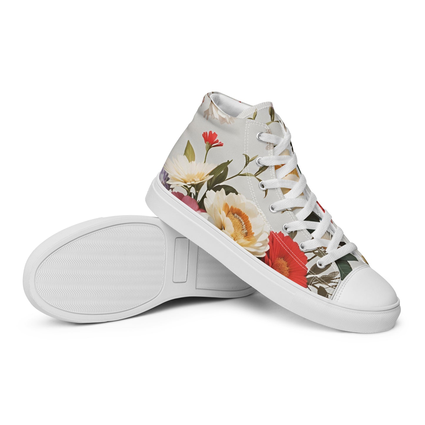 Women’s high top canvas shoes