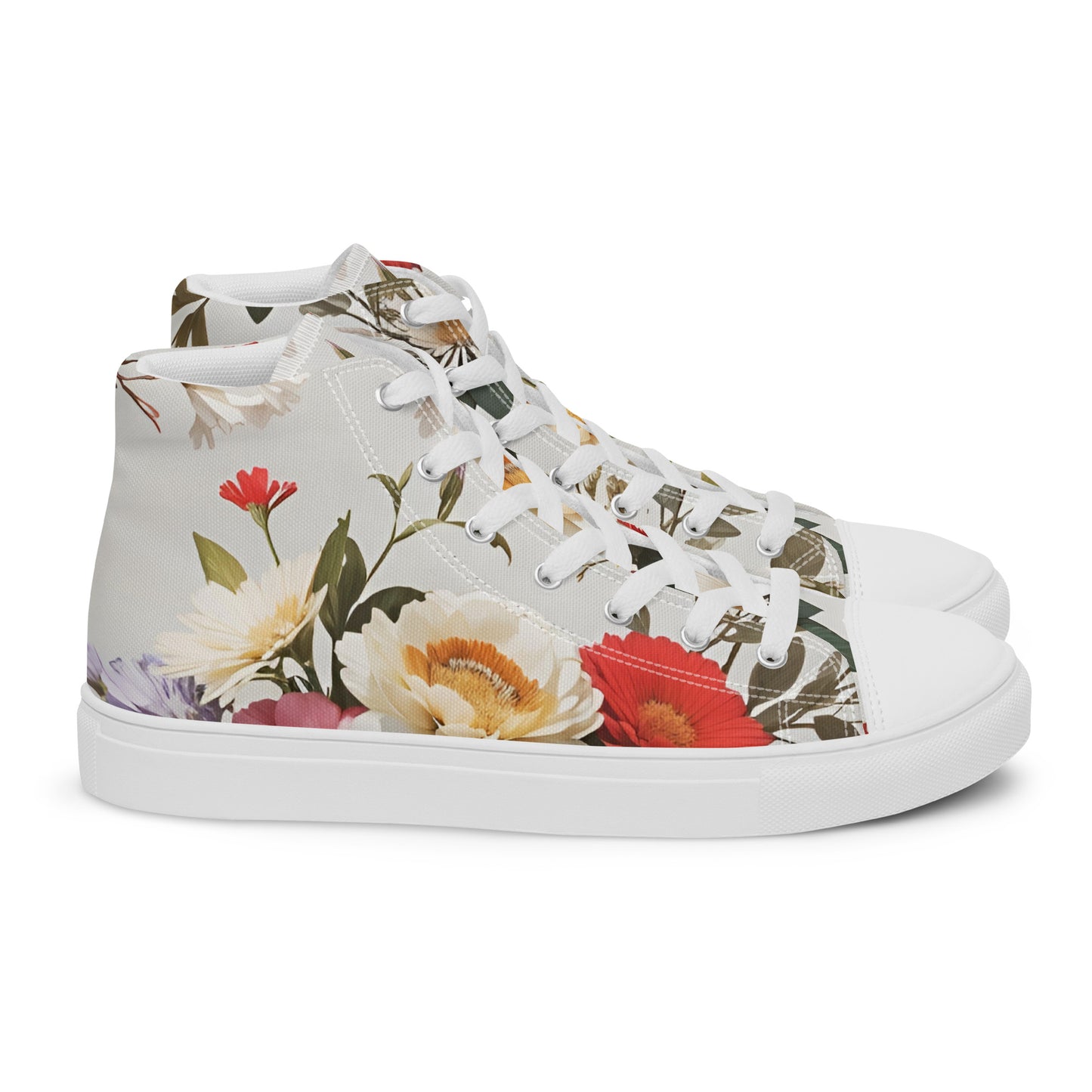 Women’s high top canvas shoes