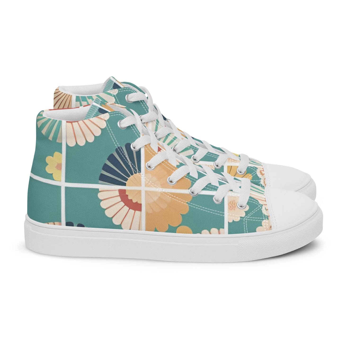 Women’s high top canvas shoes