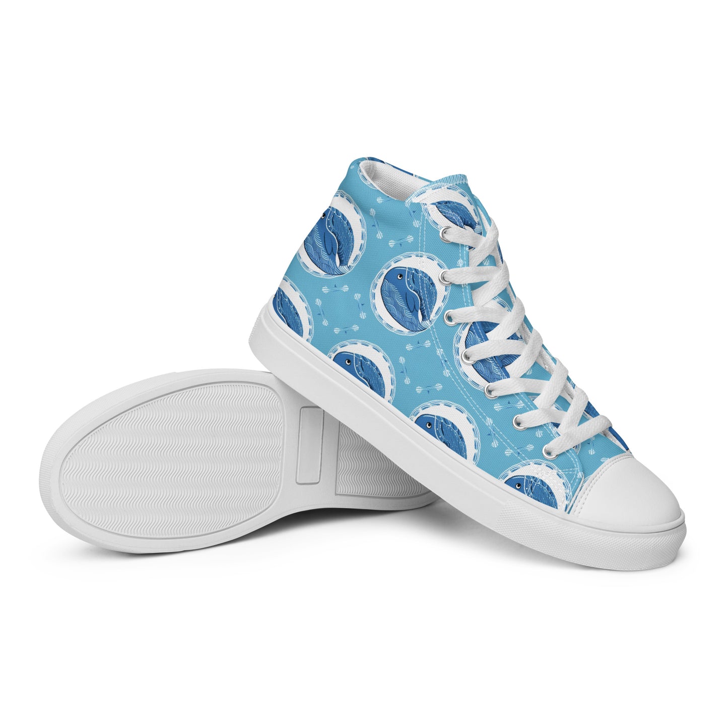 Women’s high top canvas shoes