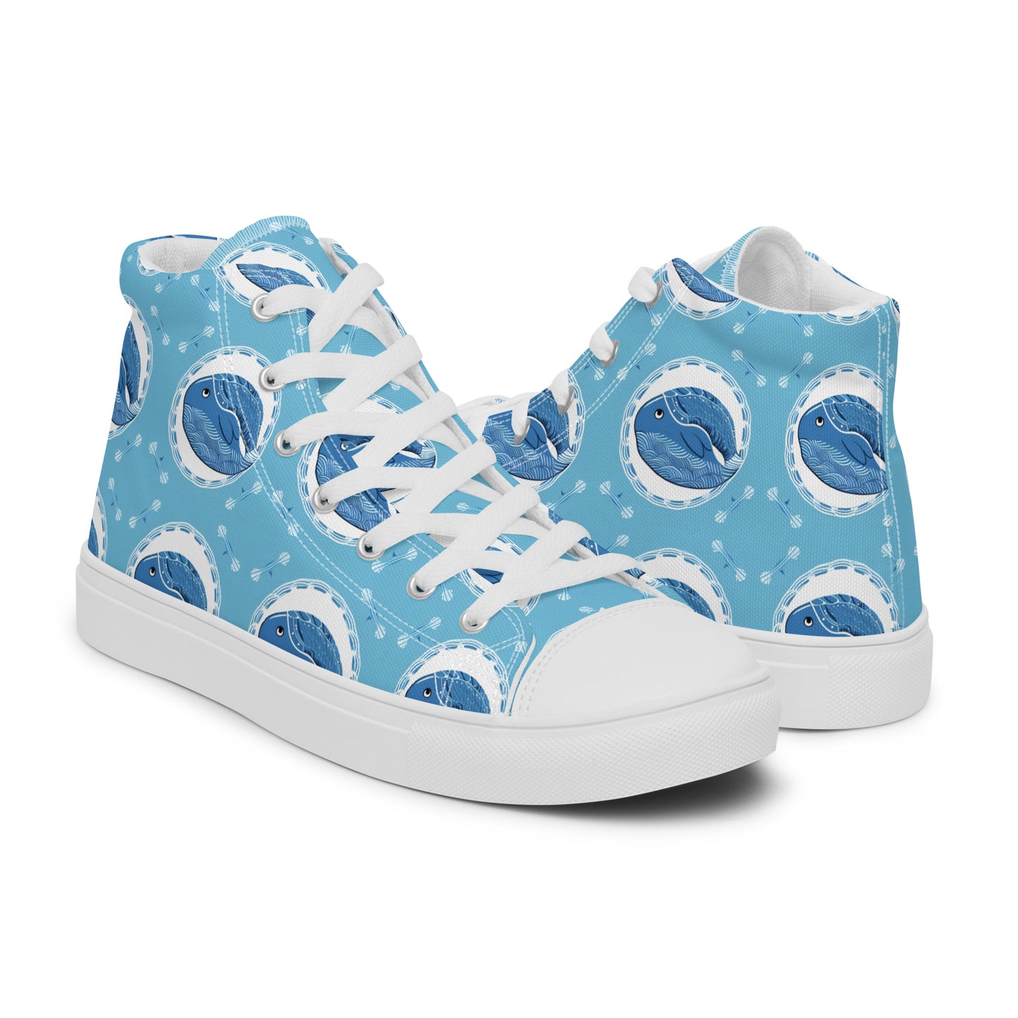 Women’s high top canvas shoes