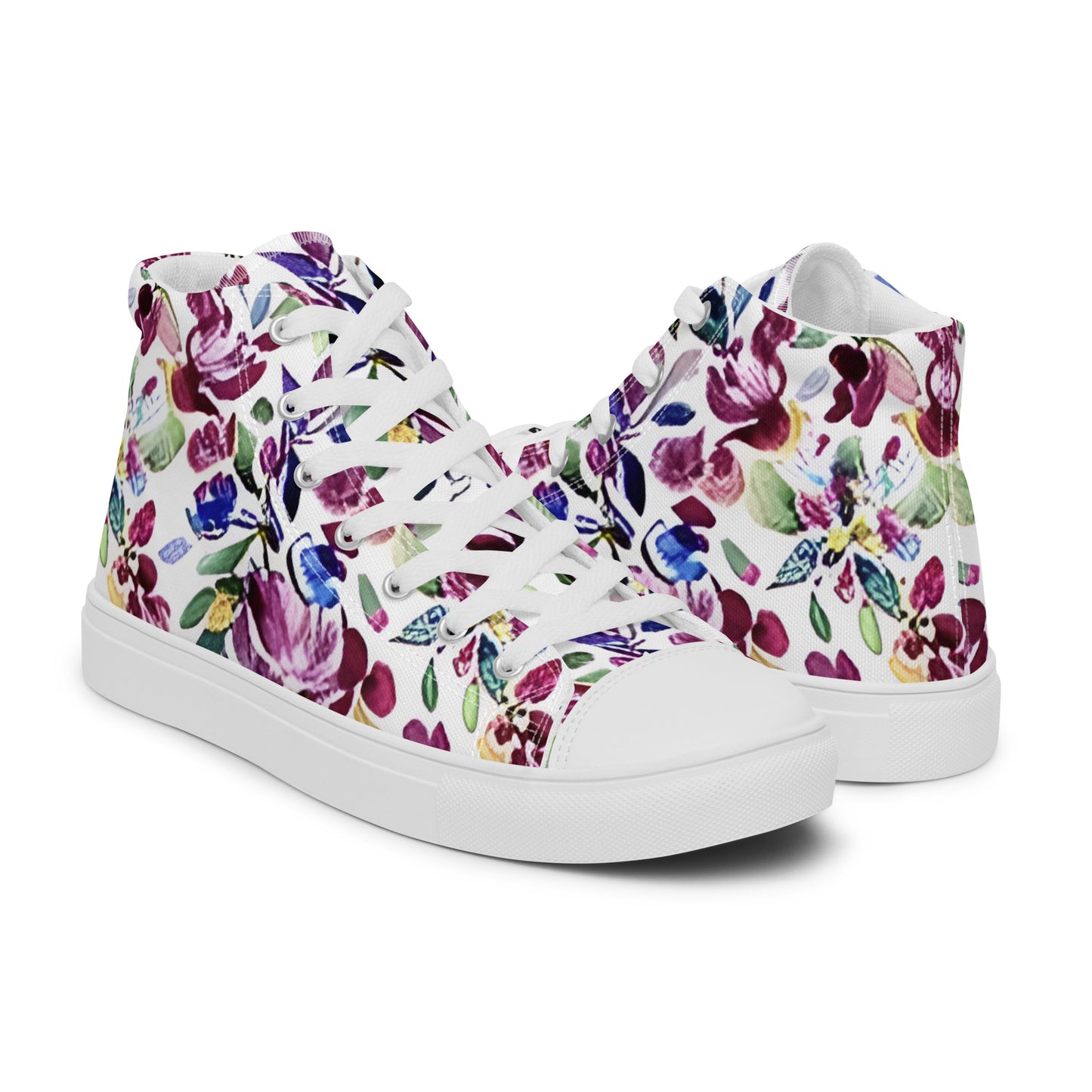 Women’s high top canvas shoes