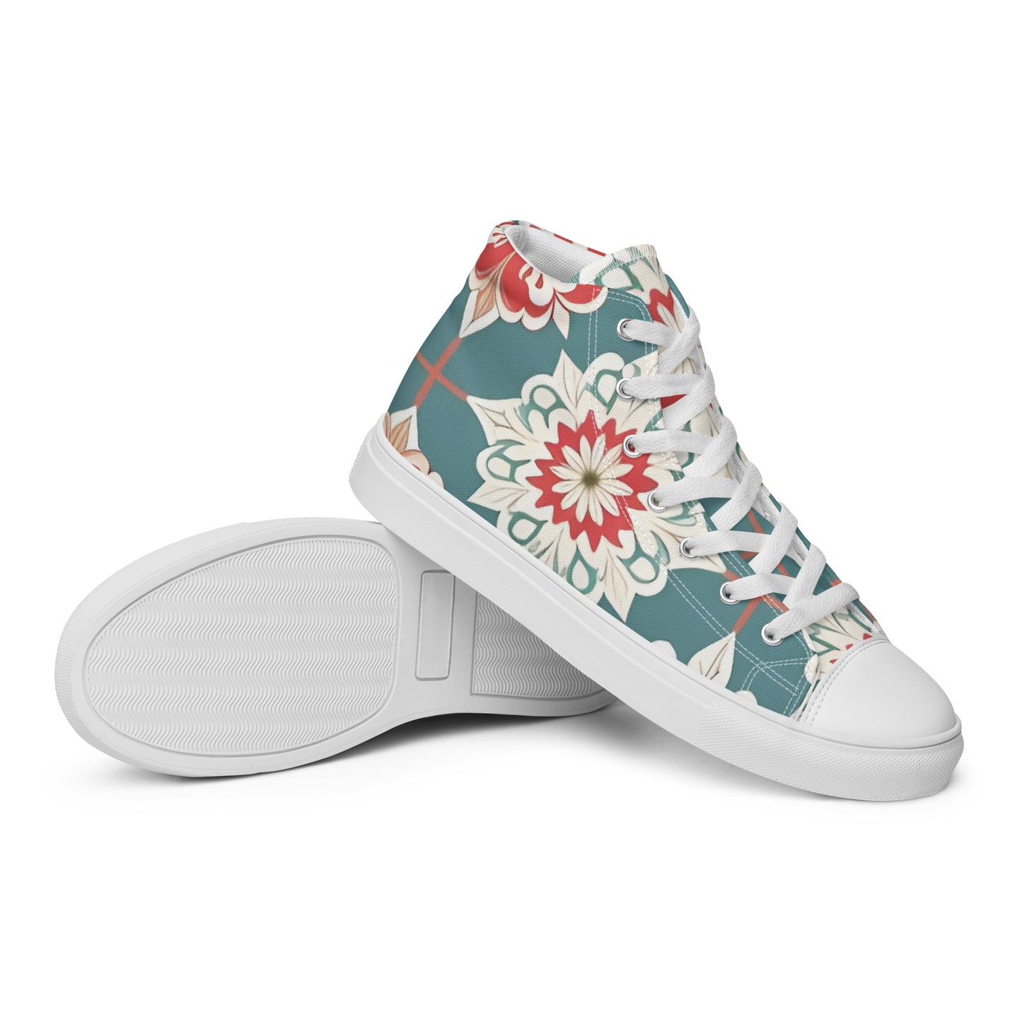 Women’s high top canvas shoes