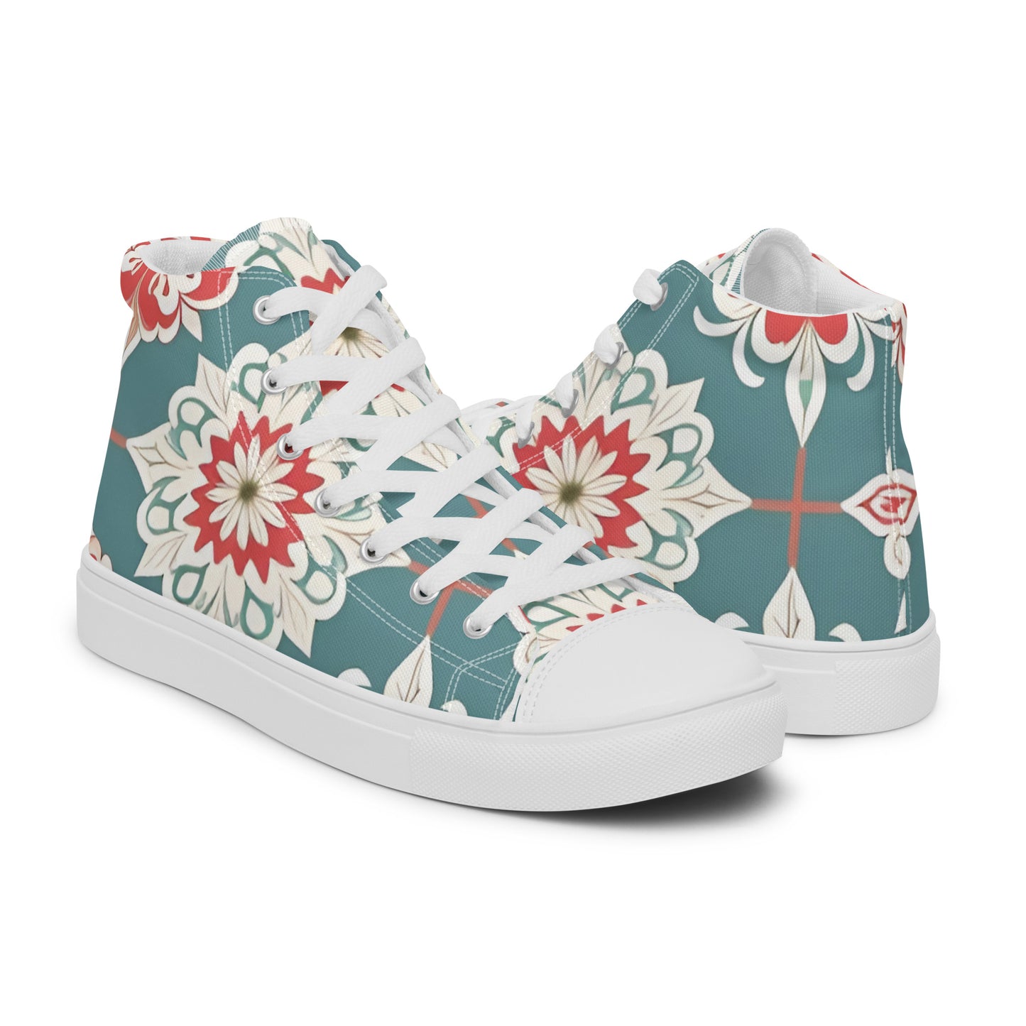 Women’s high top canvas shoes