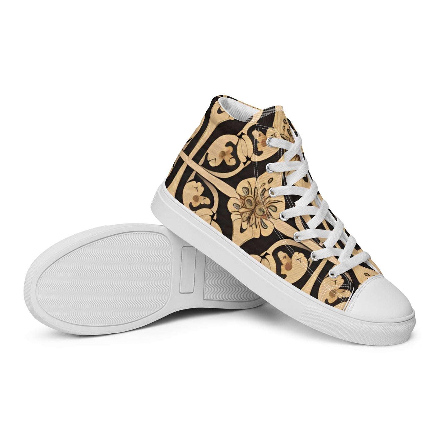 Women’s high top canvas shoes