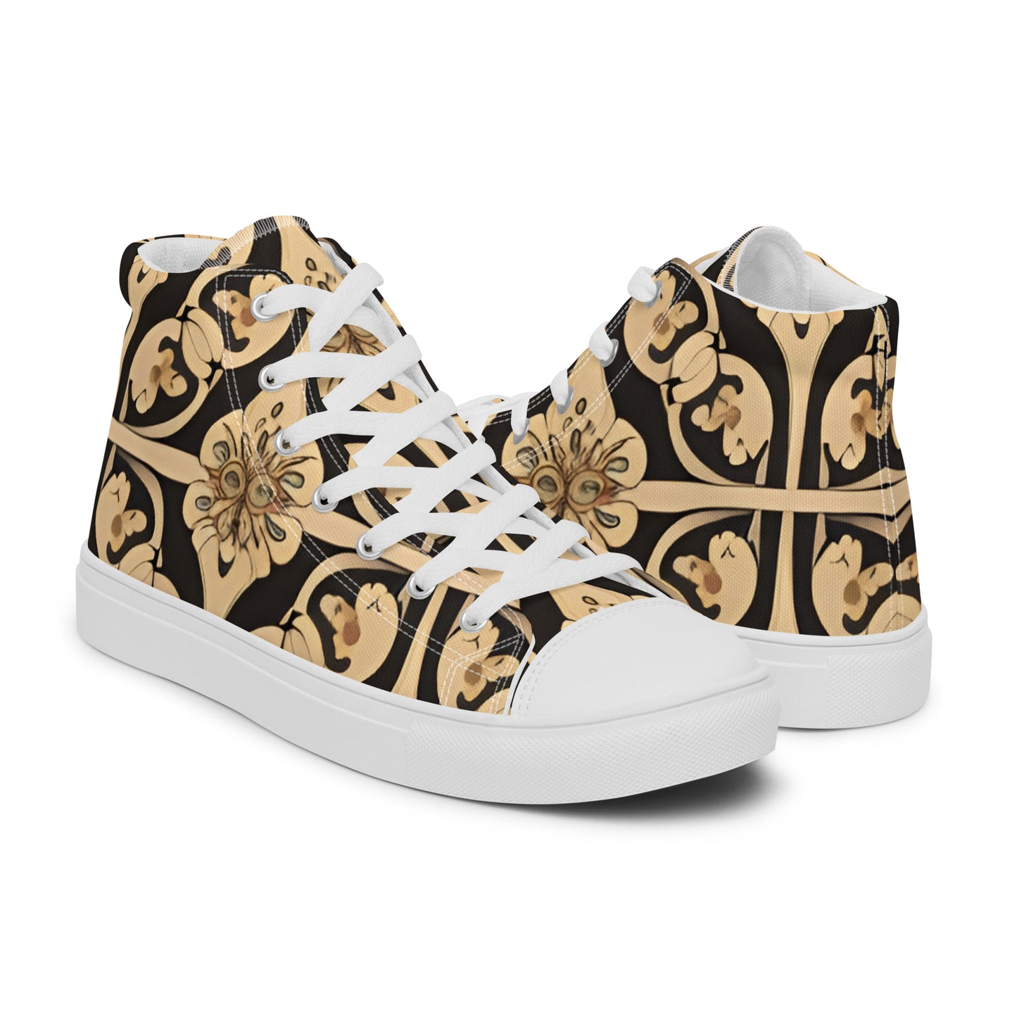 Women’s high top canvas shoes