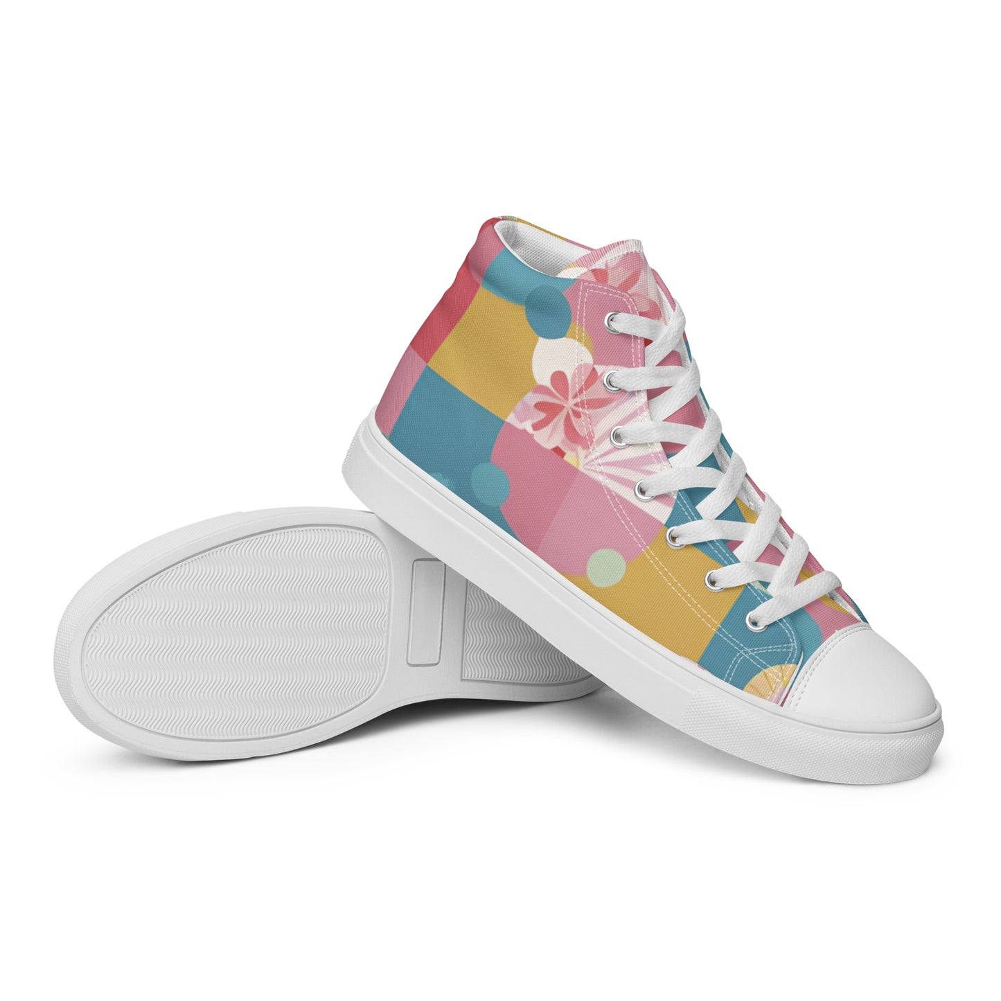 Women’s high top canvas shoes