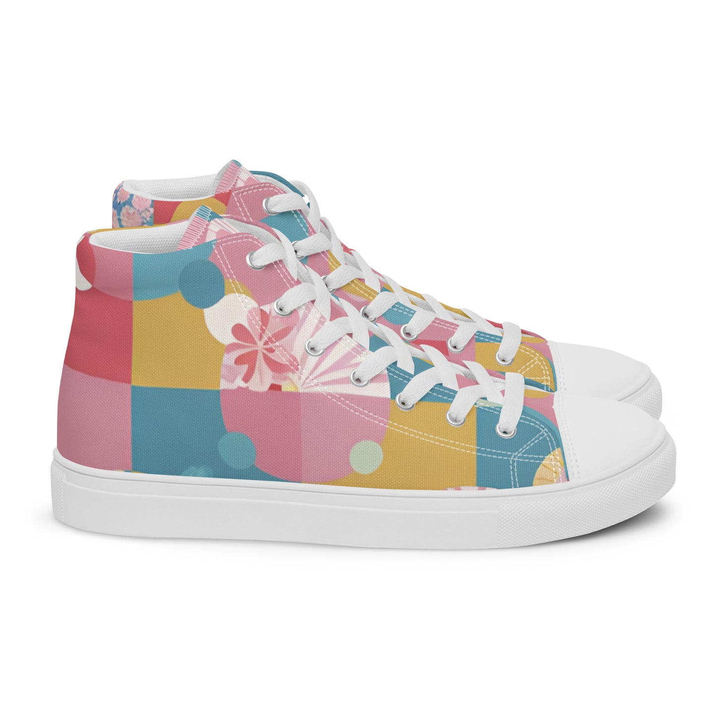 Women’s high top canvas shoes