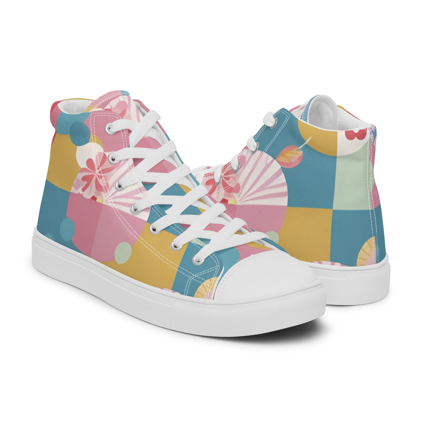 Women’s high top canvas shoes