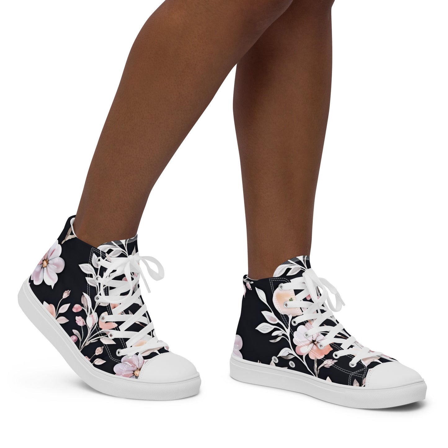 Women’s high top canvas shoes