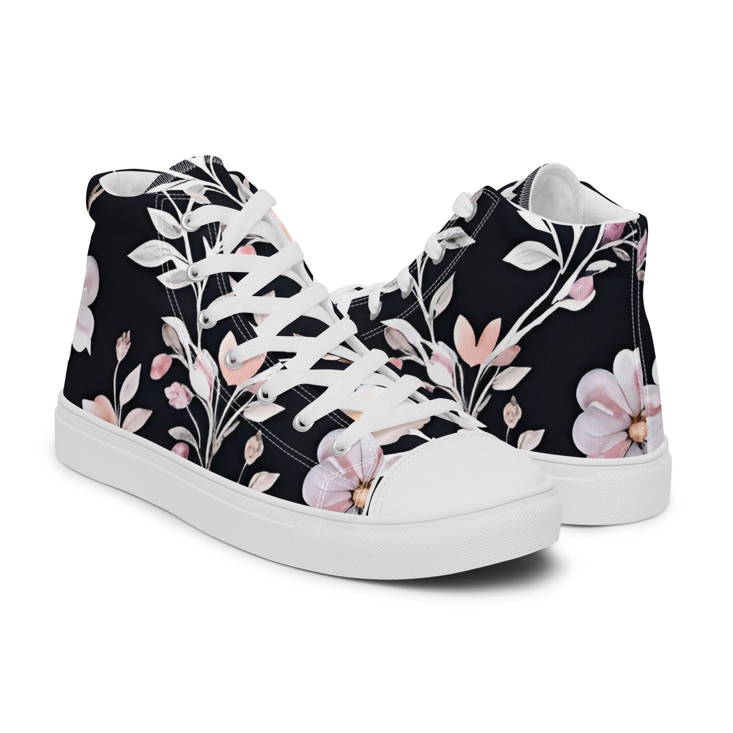 Women’s high top canvas shoes