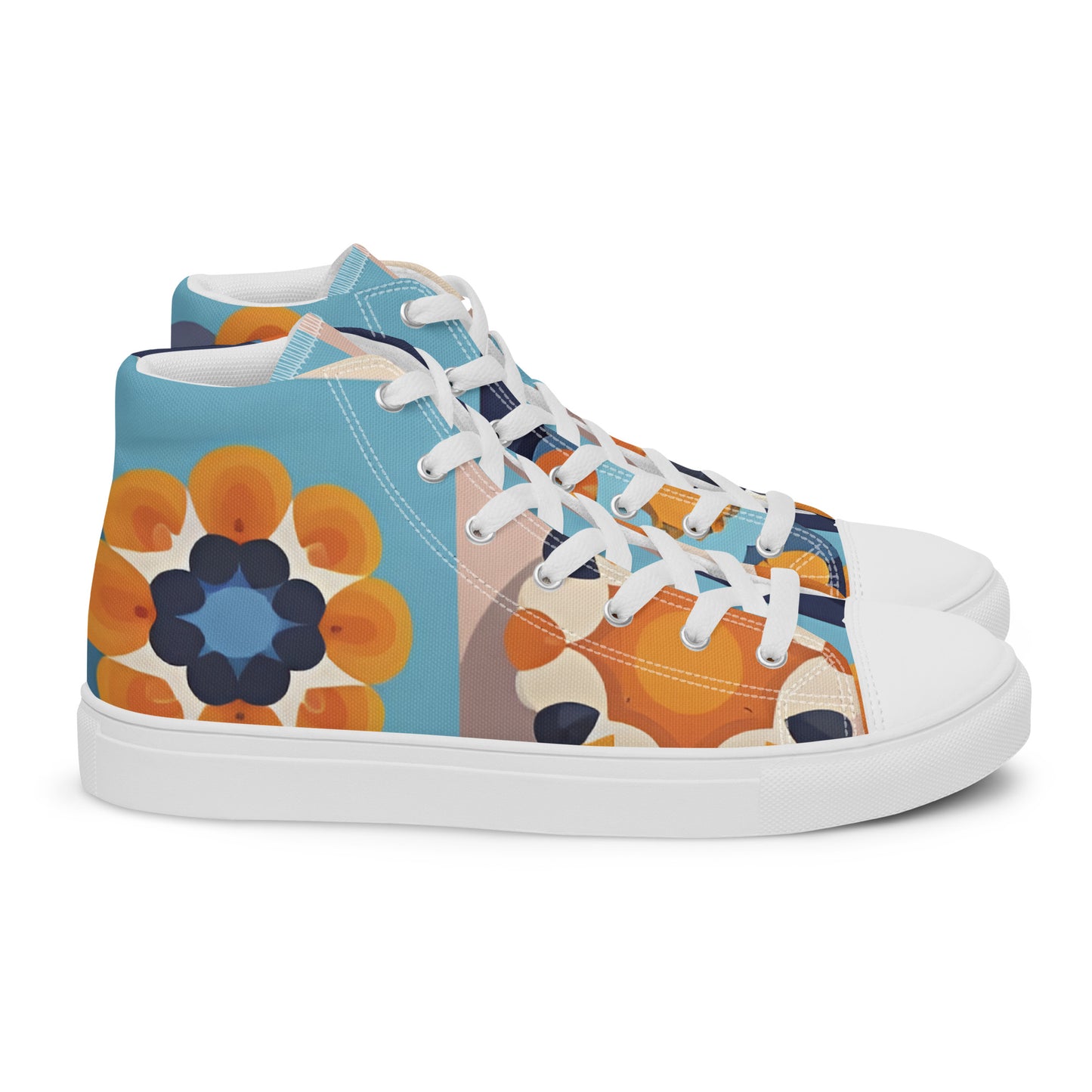 Women’s high top canvas shoes