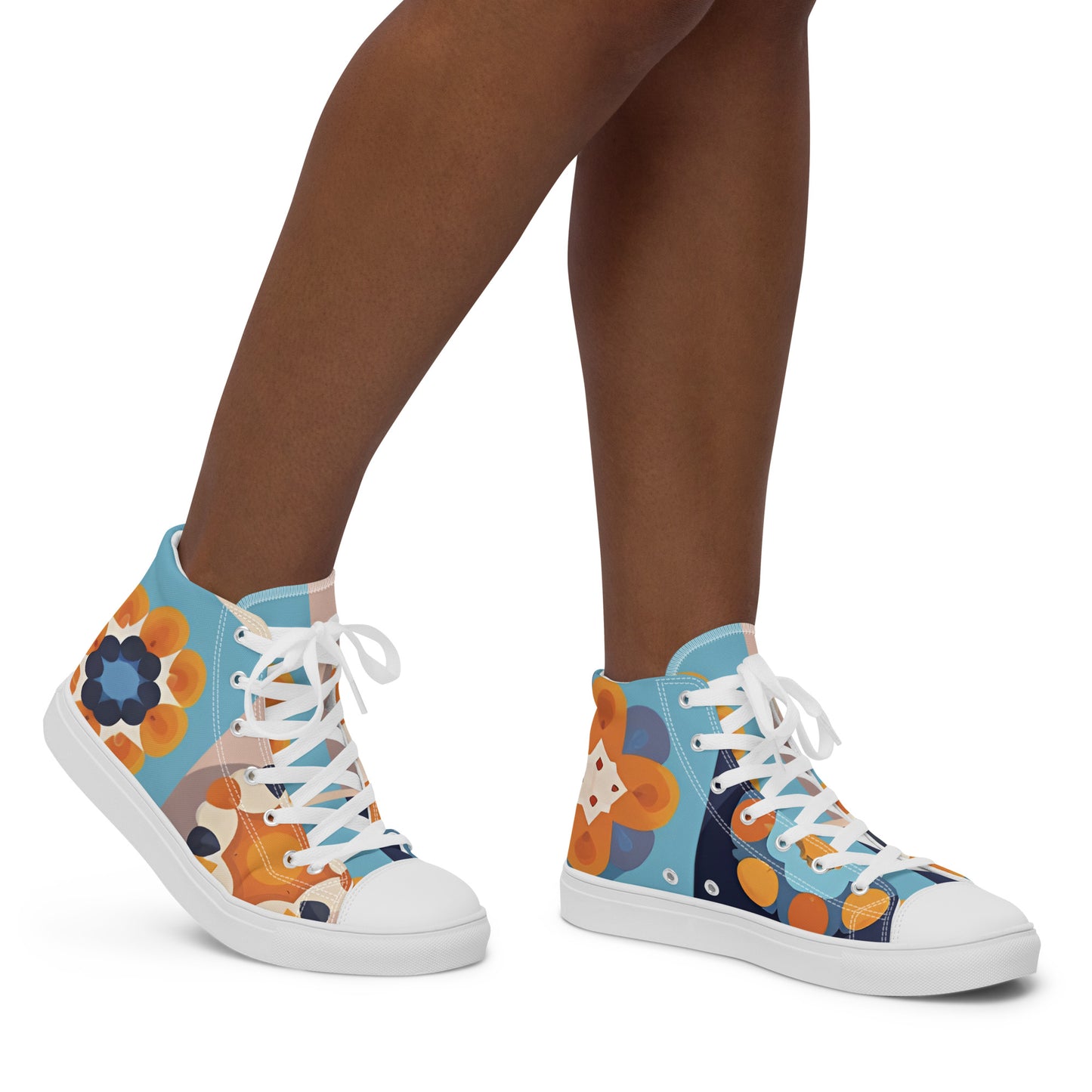 Women’s high top canvas shoes