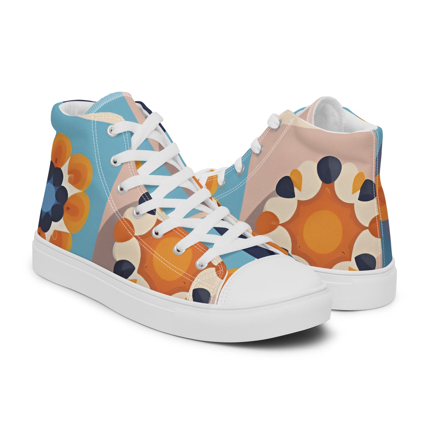 Women’s high top canvas shoes