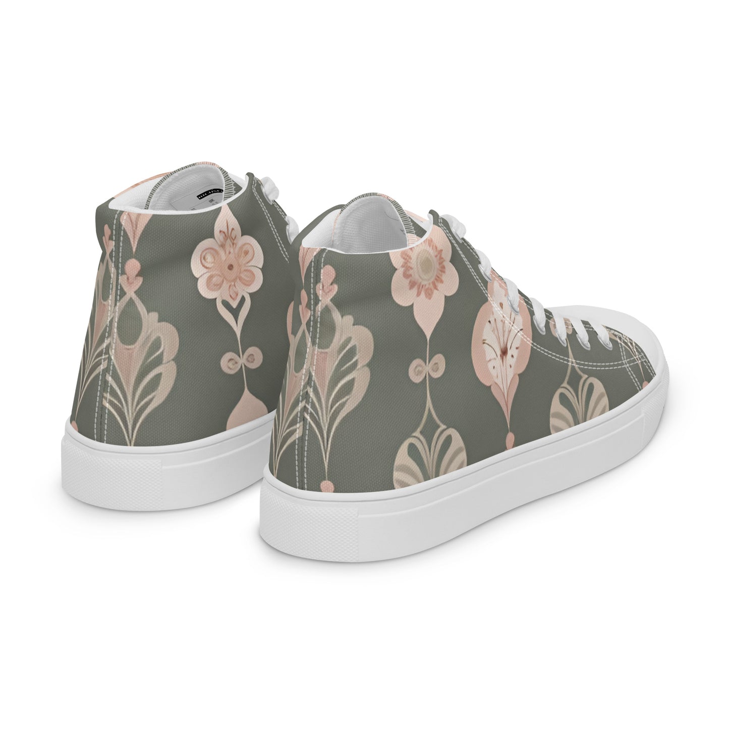 Women’s high top canvas shoes