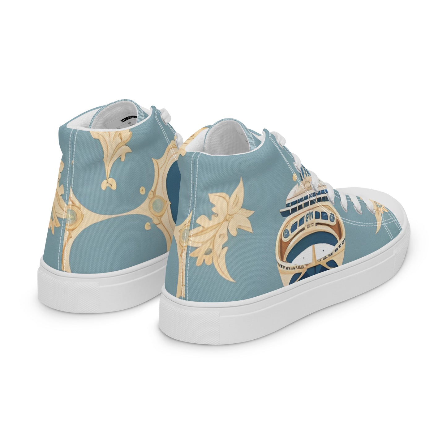 Women’s high top canvas shoes