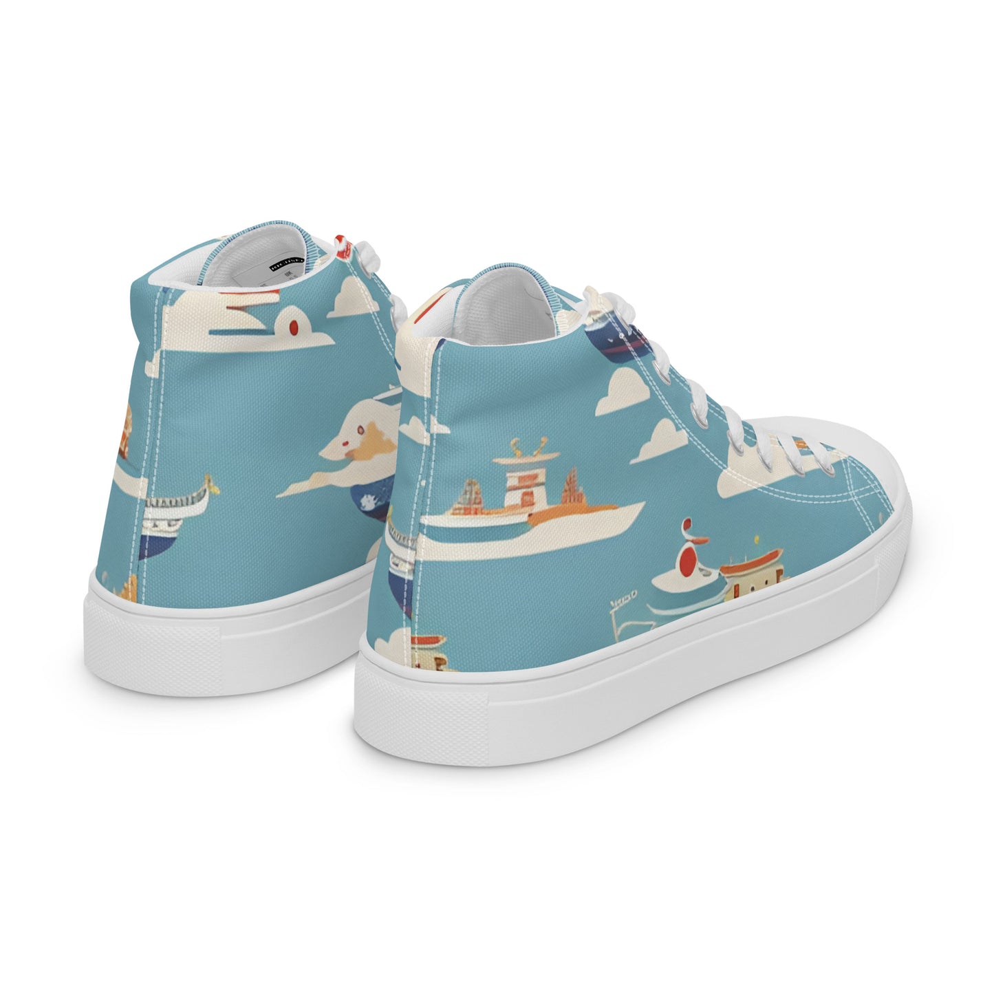 Women’s high top canvas shoes