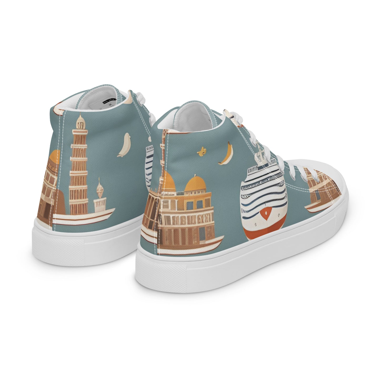 Women’s high top canvas shoes