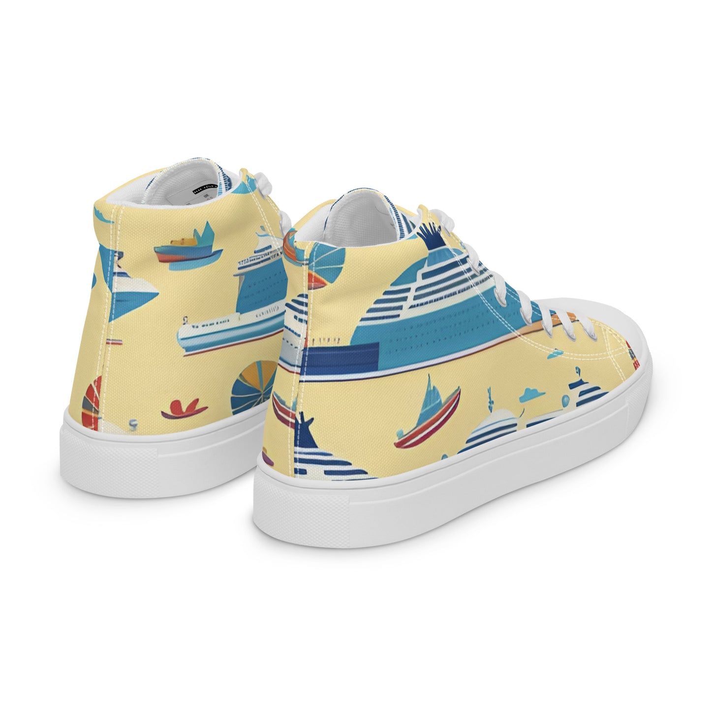 Women’s high top canvas shoes