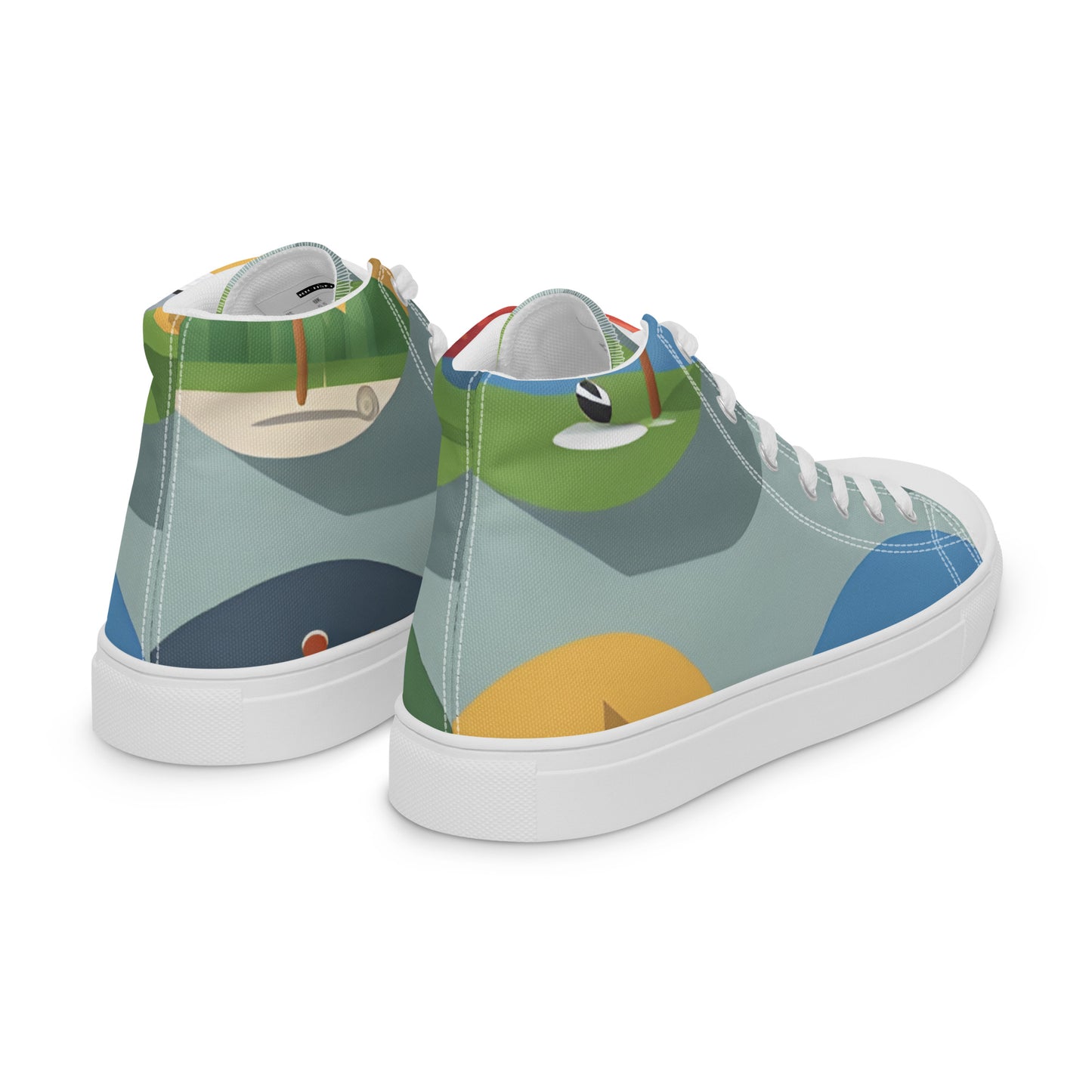 Women’s high top canvas shoes