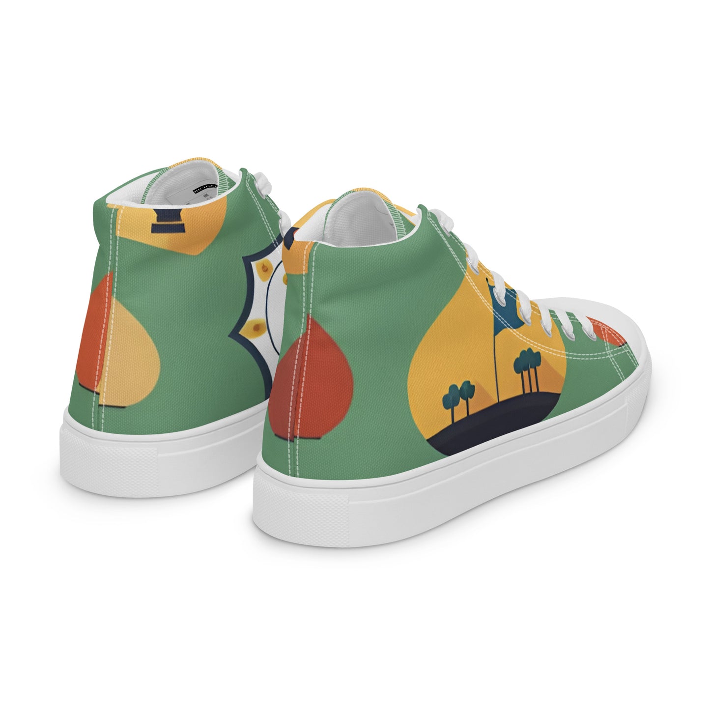 Women’s high top canvas shoes