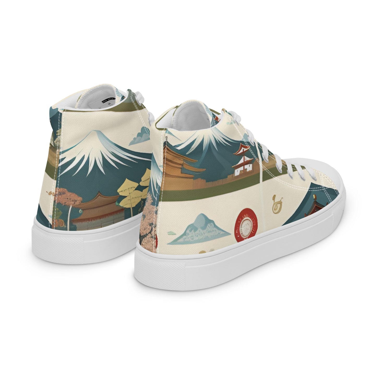 Women’s high top canvas shoes