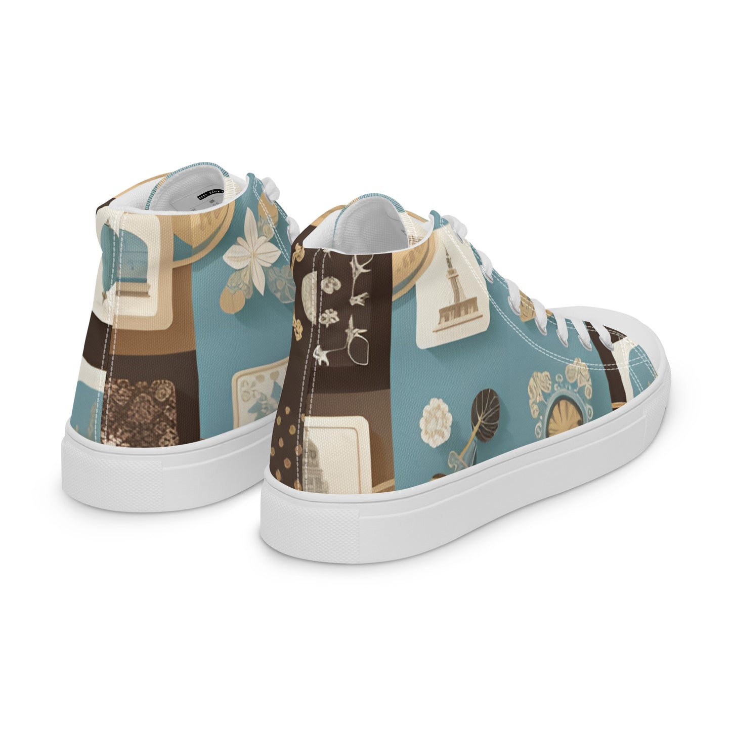 Women’s high top canvas shoes