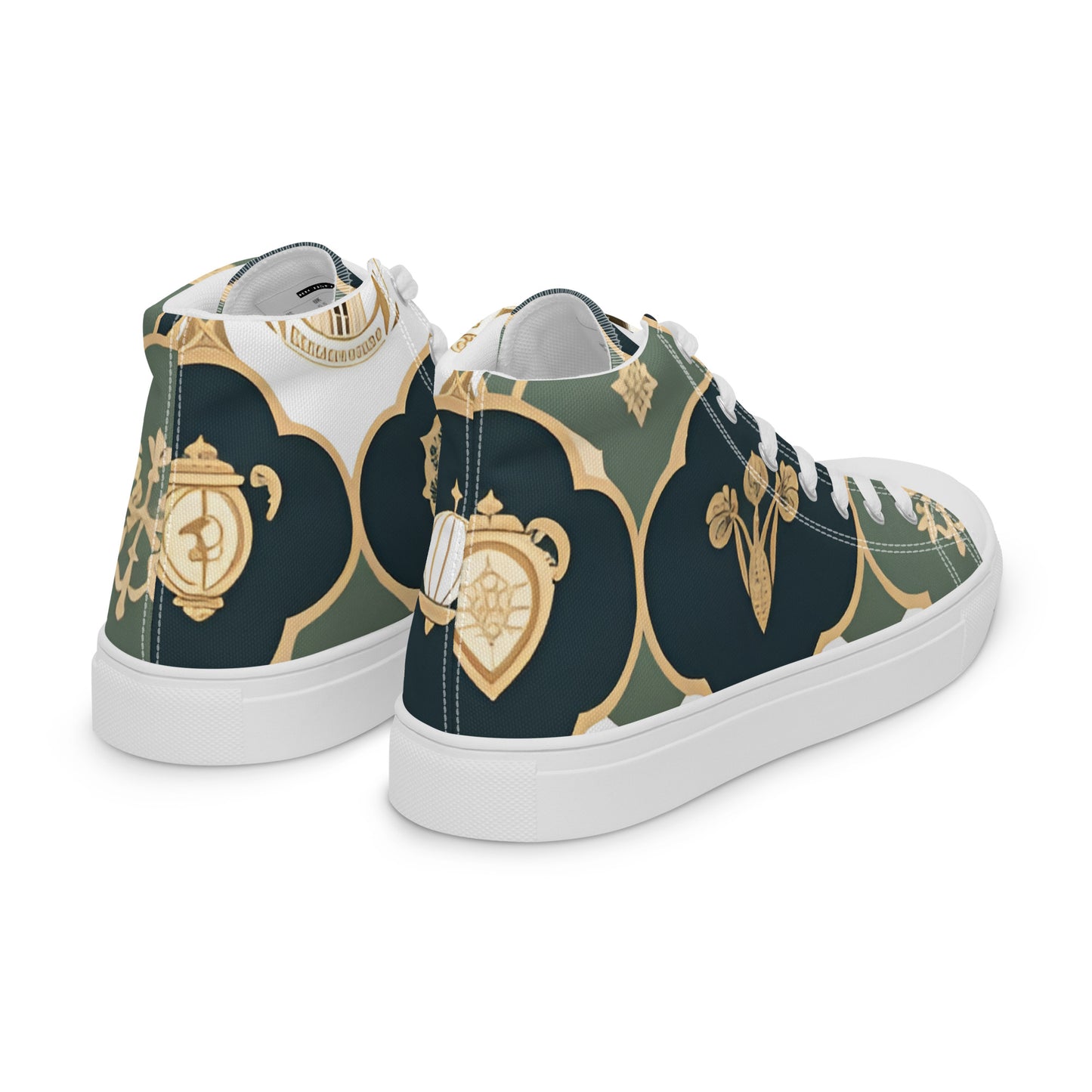 Women’s high top canvas shoes