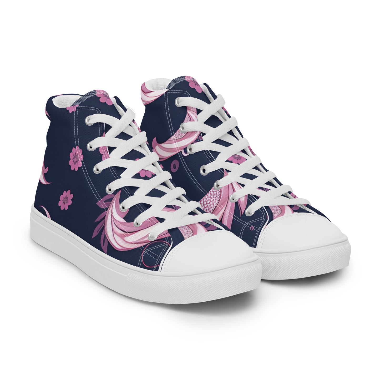 Women’s high top canvas shoes