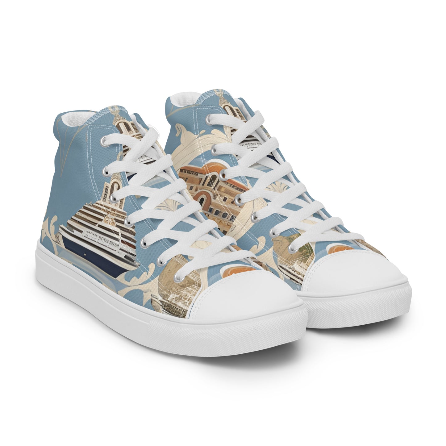 Women’s high top canvas shoes