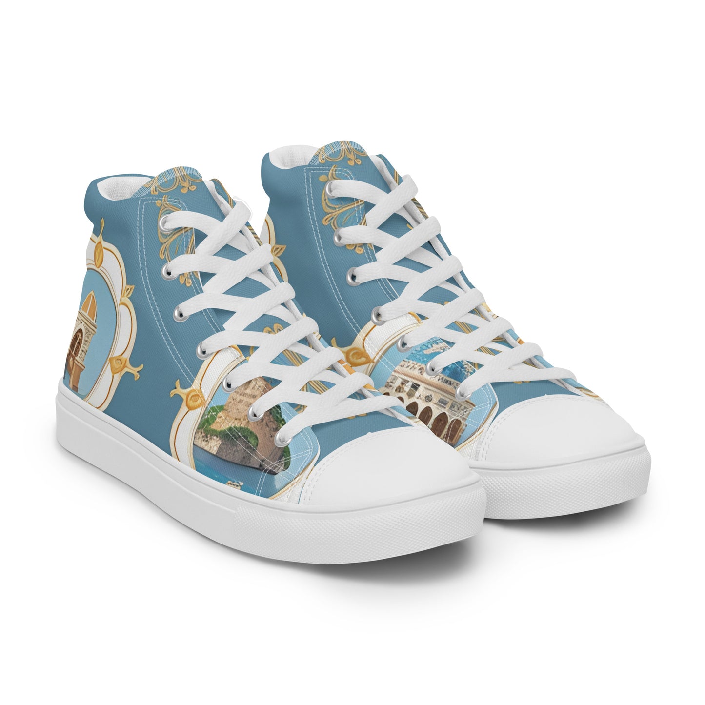 Women’s high top canvas shoes