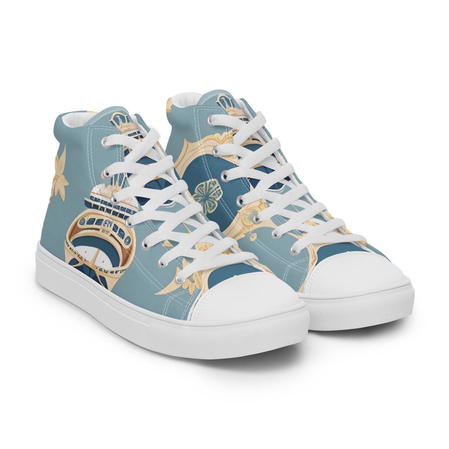 Women’s high top canvas shoes