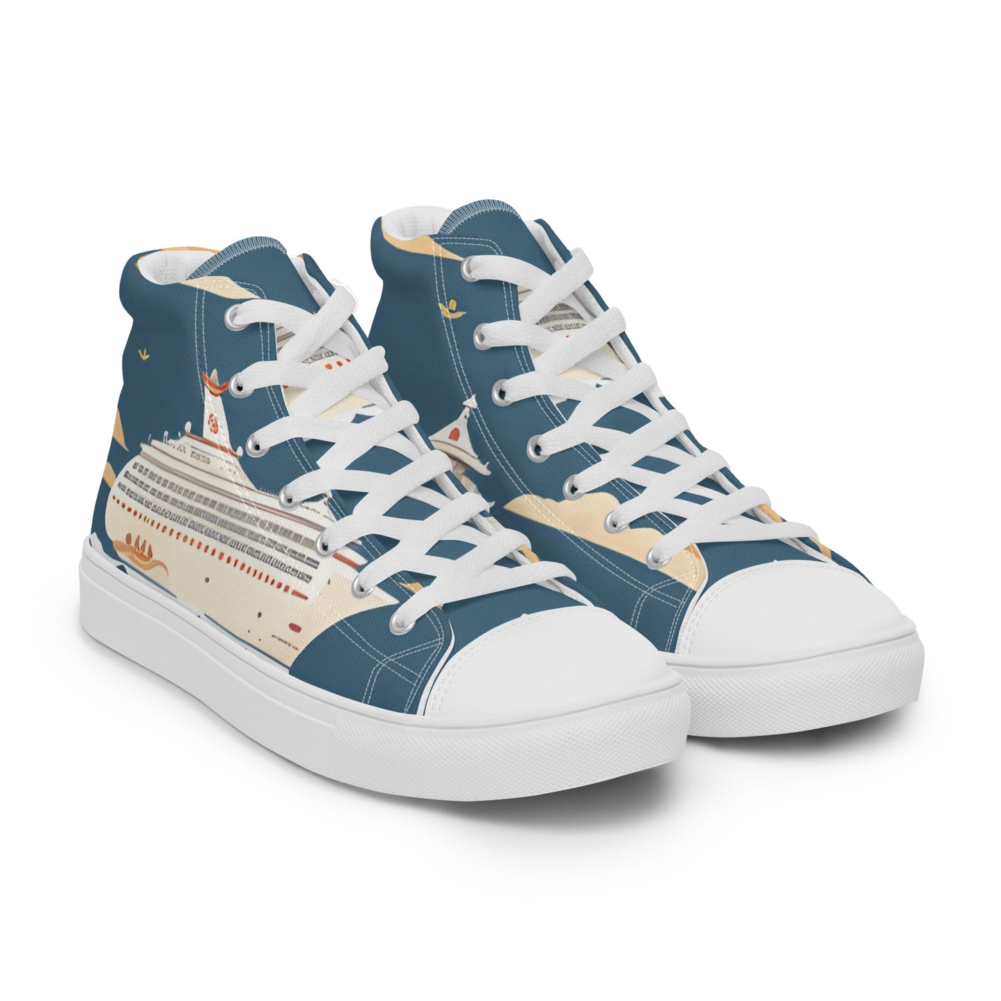 Women’s high top canvas shoes