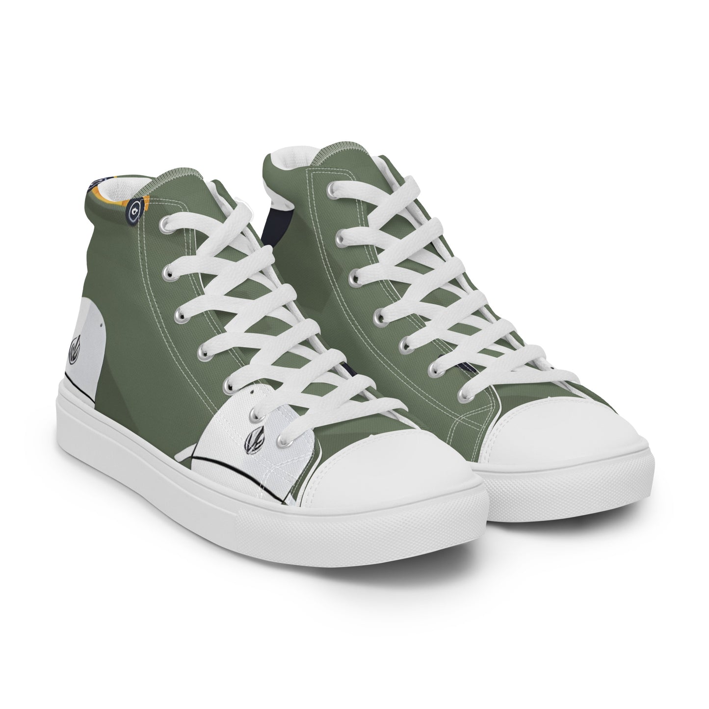 Women’s high top canvas shoes