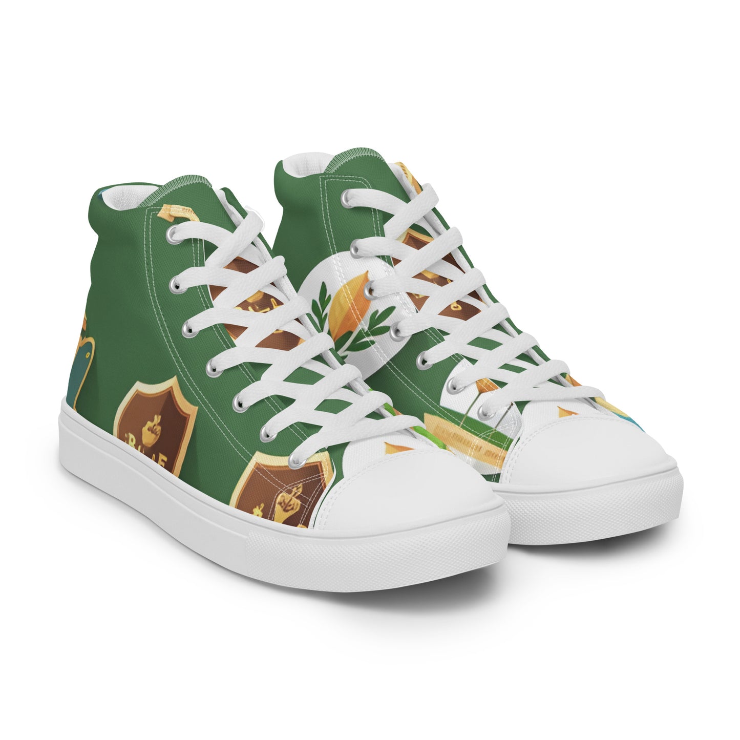 Women’s high top canvas shoes