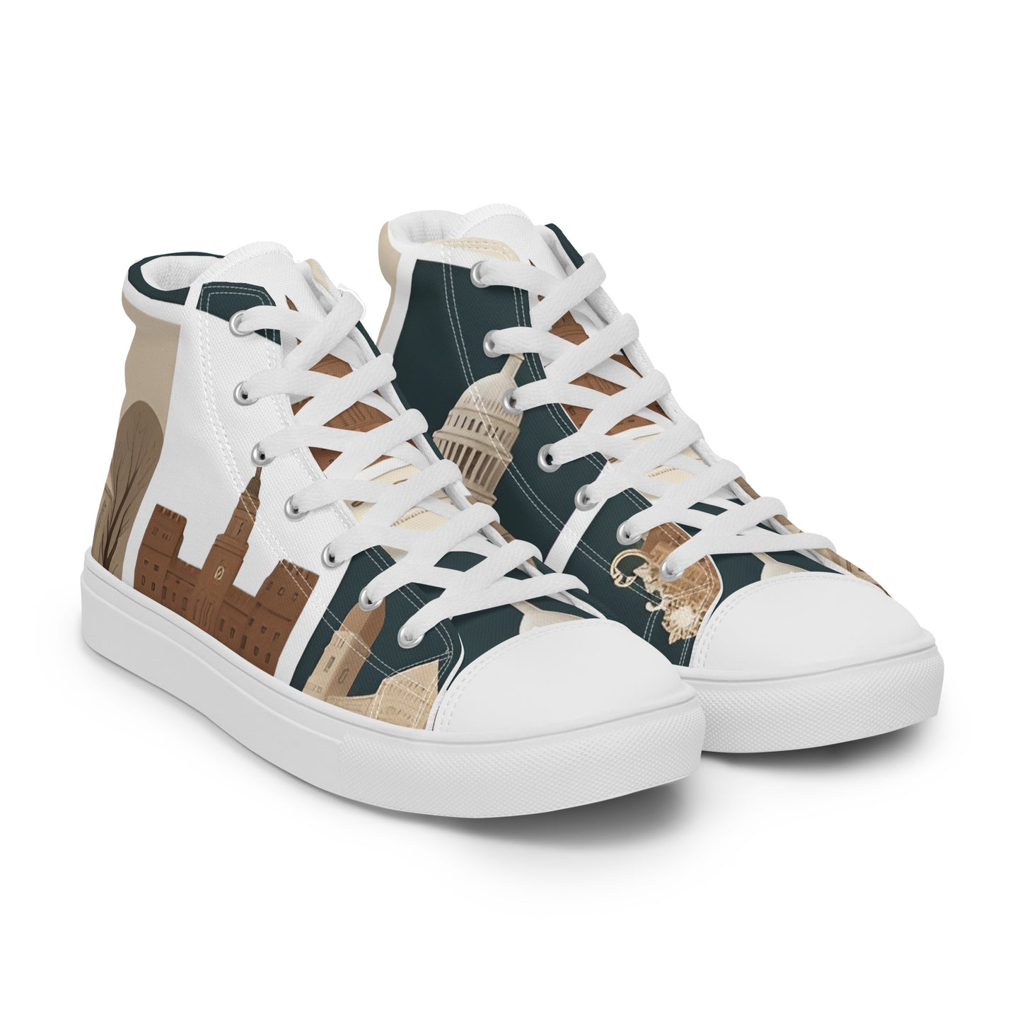 Women’s high top canvas shoes