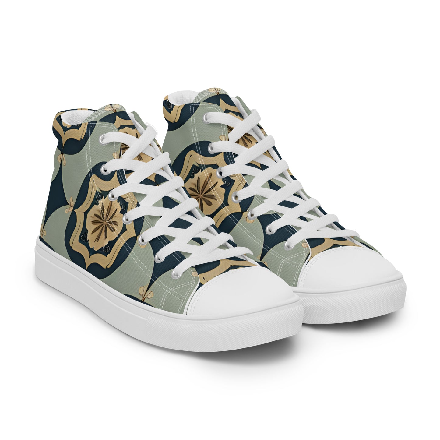 Women’s high top canvas shoes