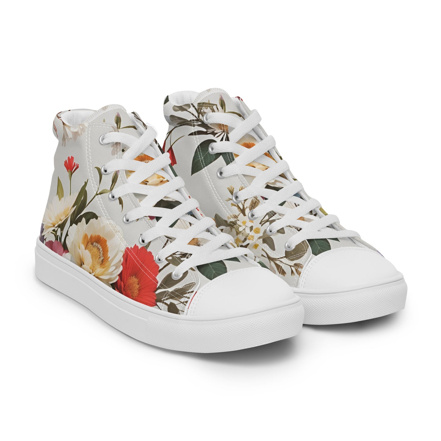 Women’s high top canvas shoes