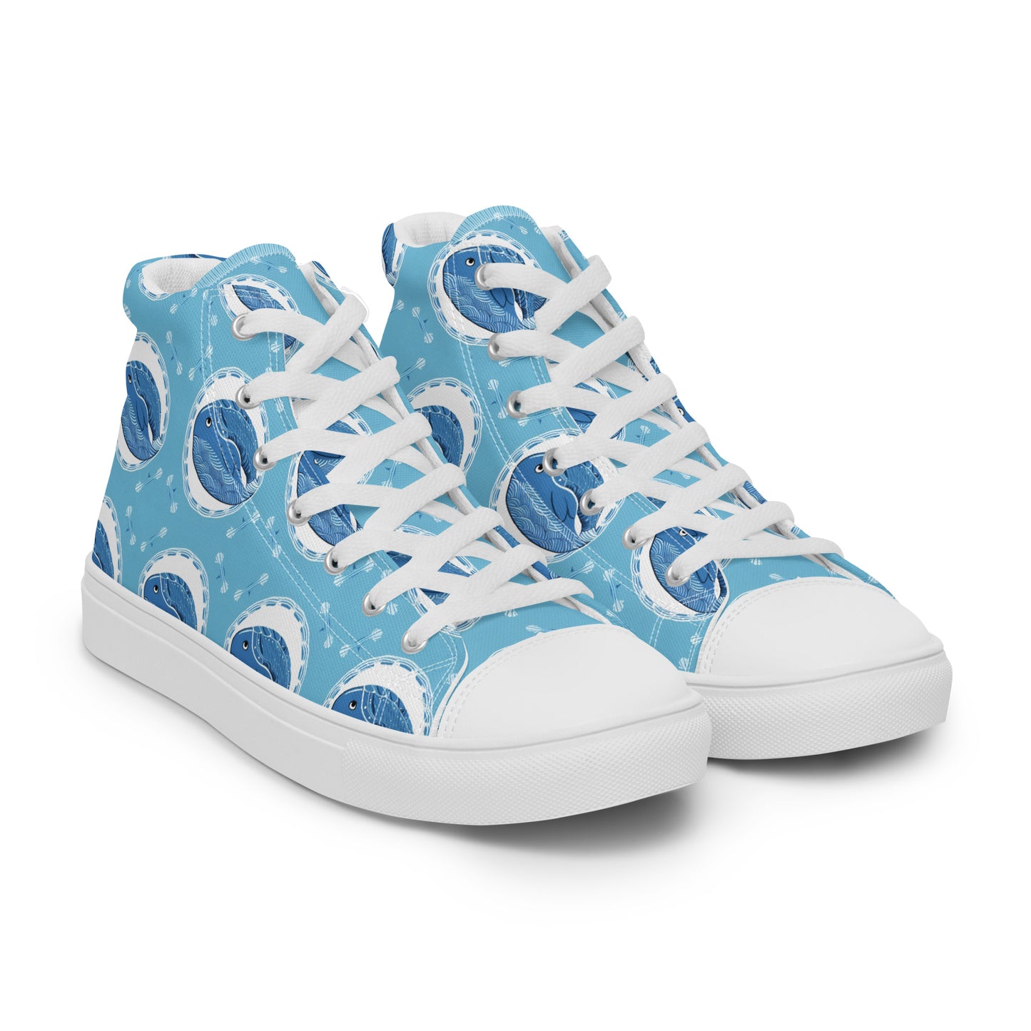 Women’s high top canvas shoes